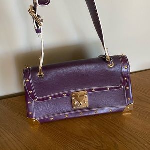 Louis Vuitton burgundy shoulder purse